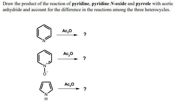 Solved Draw the product of the reaction of pyridine, | Chegg.com