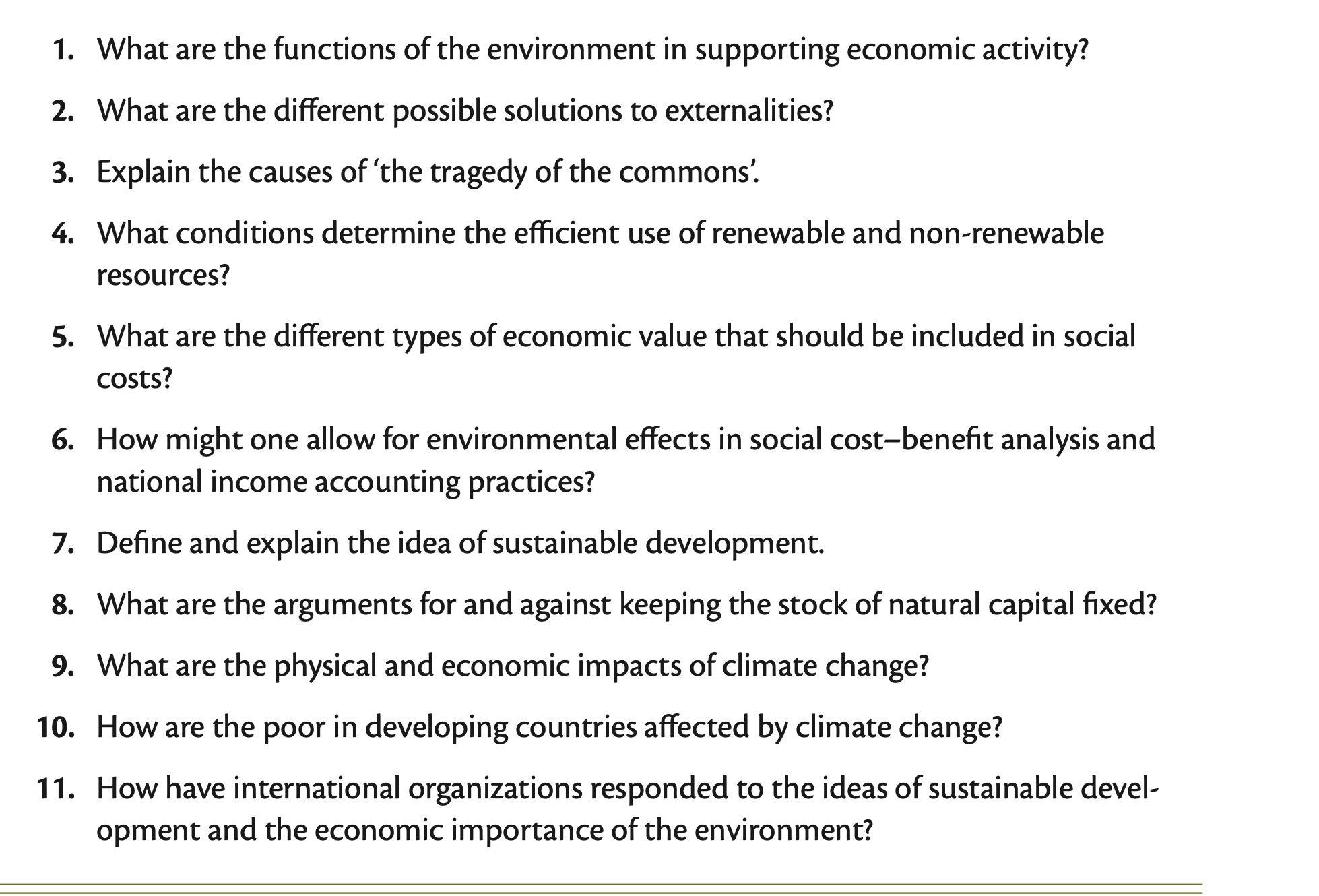 Solved What are the functions of the environment in   Chegg.com