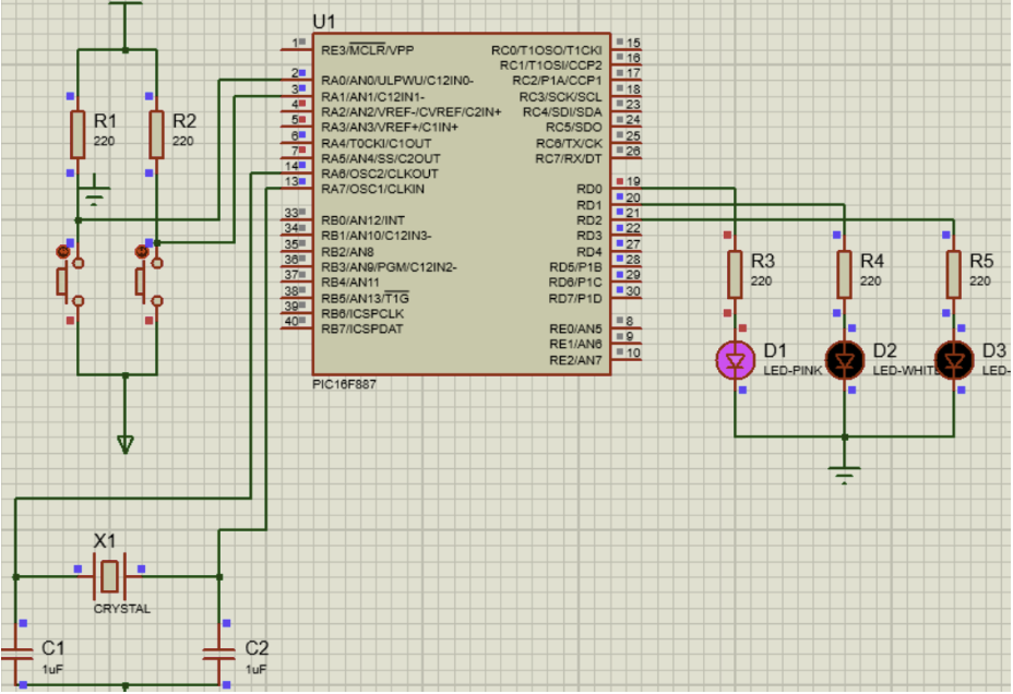 Solved The circuit has to be assembled, either in software | Chegg.com