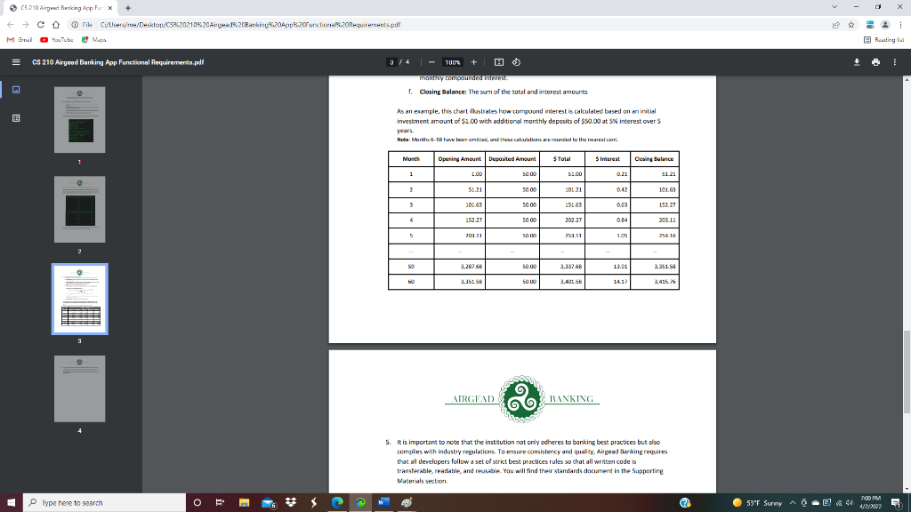 Solved ng%20A%20unctional equirements.pdf Redings 100% + | Chegg.com