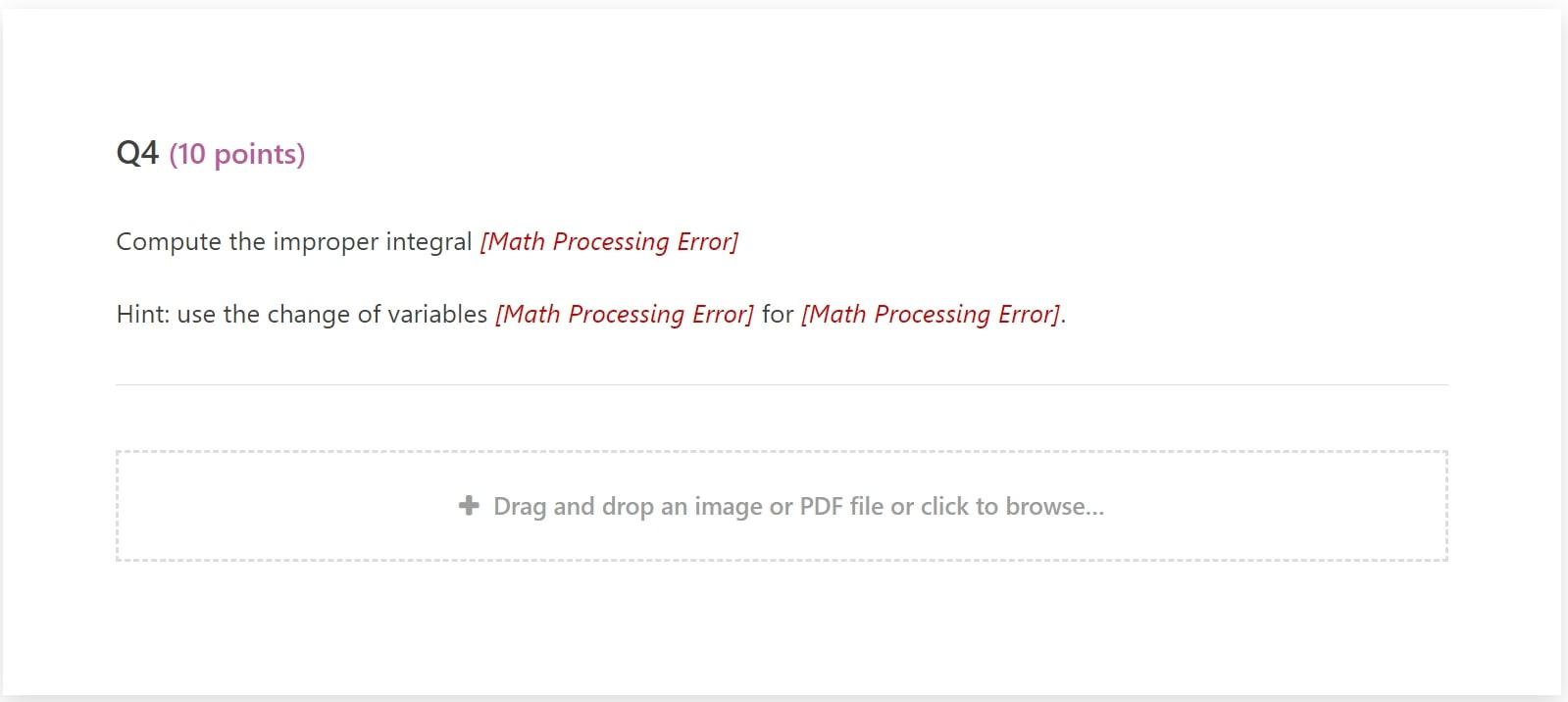 Q1 (5 points) Suppose [Math Processing Error] and | Chegg.com
