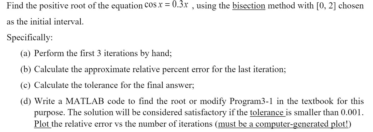 My specific problem is with calculating and plotting | Chegg.com