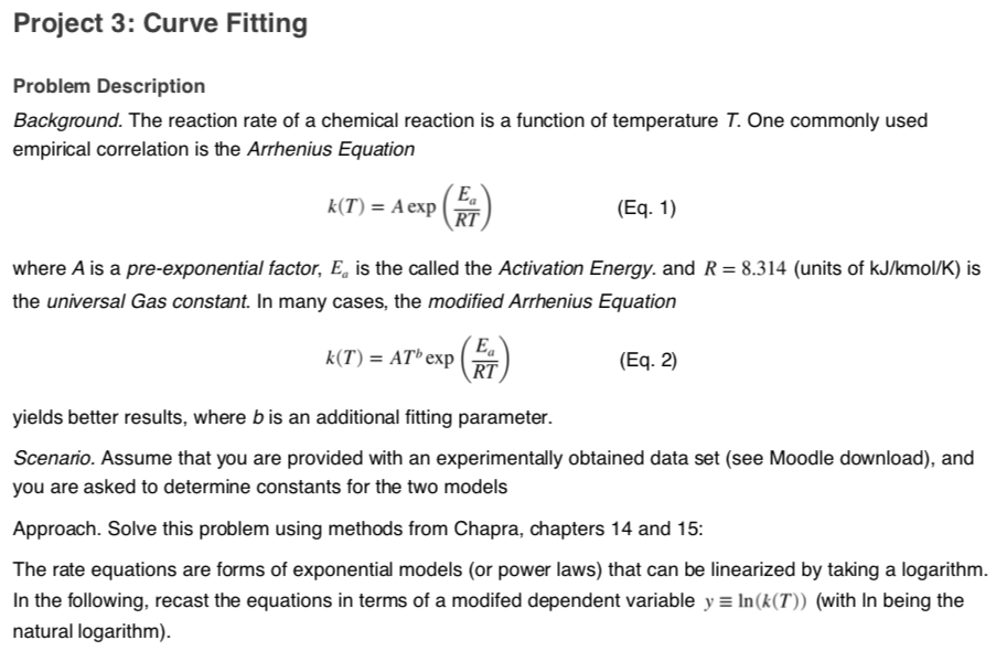 Arrhenius Equation Units