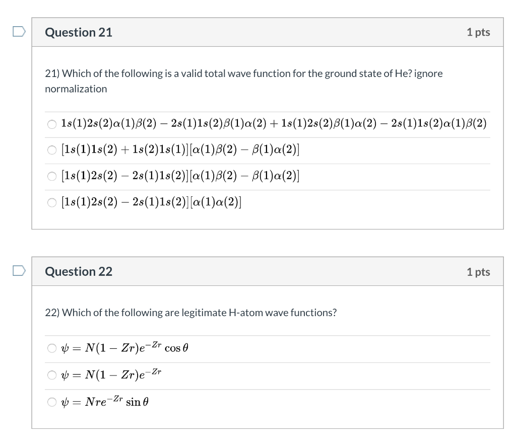 Solved D Question 21 1 pts 21) Which of the following is a | Chegg.com