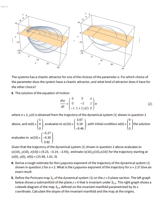 Solved A family of continuoustime dynamical systems