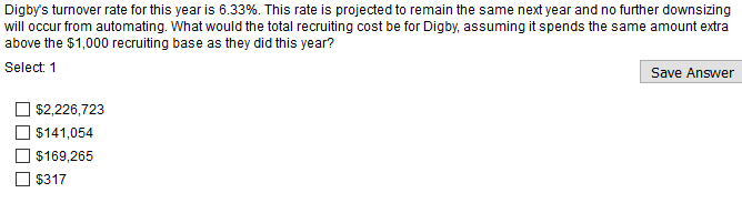 Solved Digby's turnover rate for this year is 6.33%. This | Chegg.com