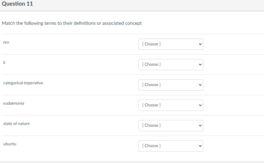 Match the following terms to their definitions or | Chegg.com