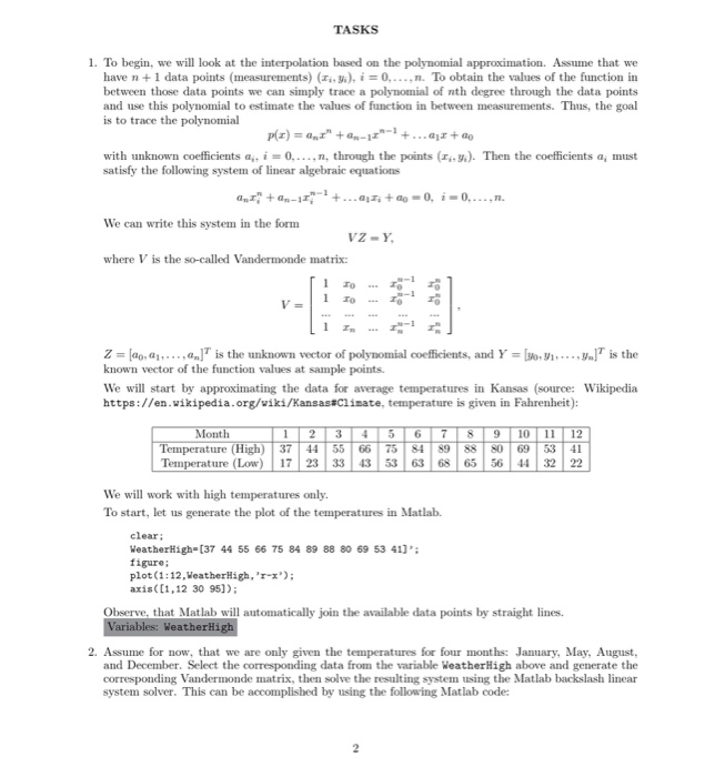 To get started: ·Open a new Matlab script and save it | Chegg.com
