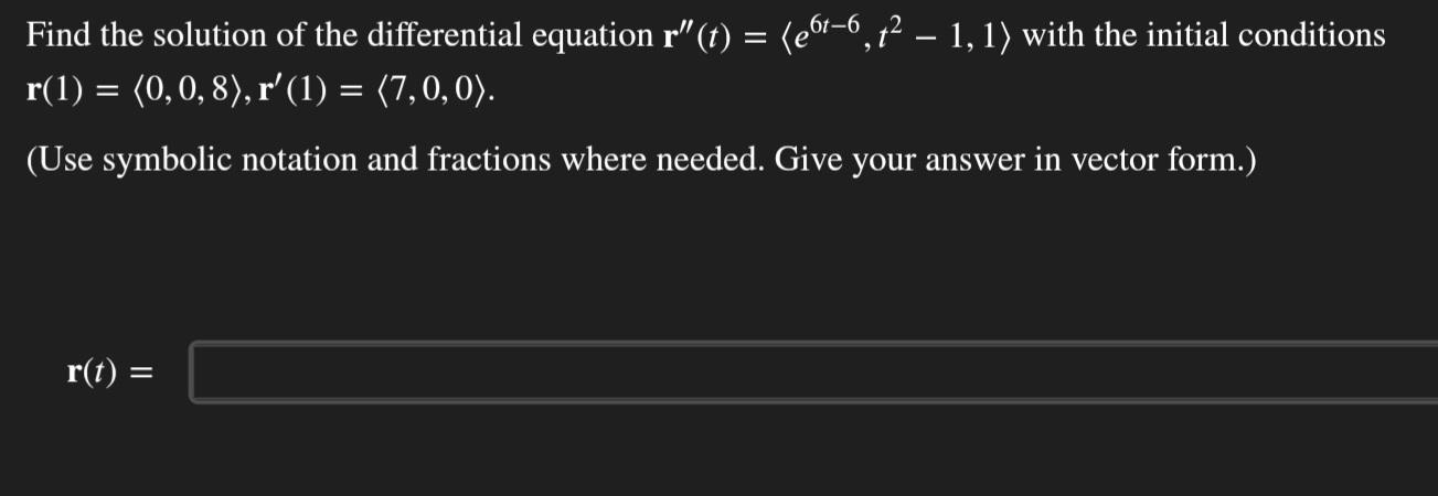 Solved Find the solution of the differential equation | Chegg.com