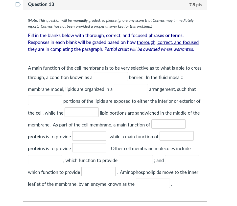 Solved Question 13 7.5 pts Note This question will be Chegg