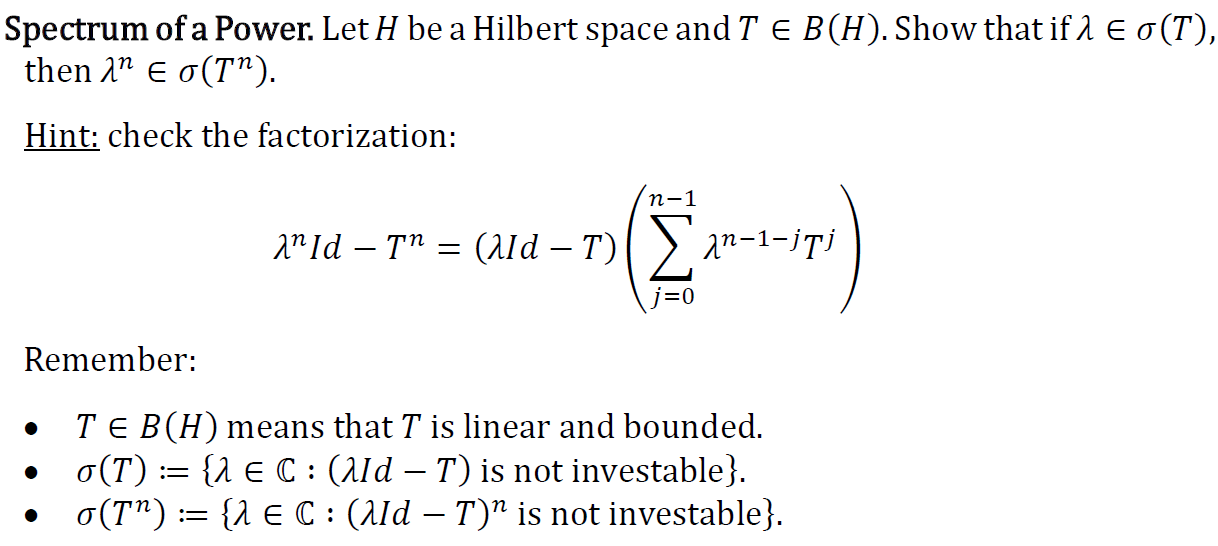 Solved THIS IS FUNCTIONAL ANALYSIS. HILBERT SPACES. ADVANCED | Chegg.com