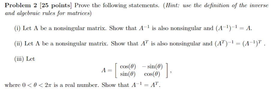 Solved Problem 2 (25 points] Prove the following statements. | Chegg.com
