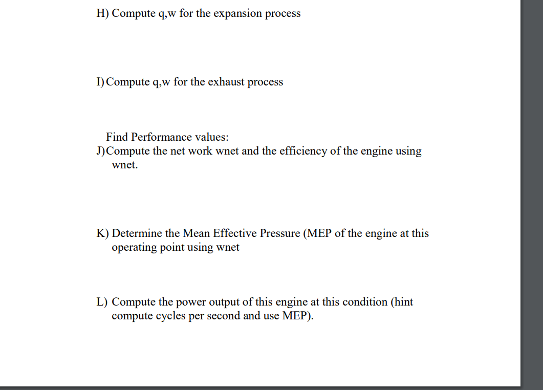Solved 1) A Diesel engine is to be modeled as an ideal | Chegg.com