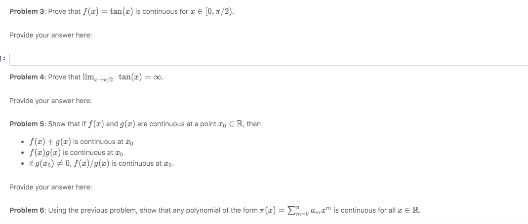 Solved This is a real analysis course. Please do not simply | Chegg.com