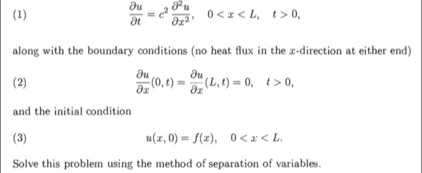 Solved In Exercises 1-6, Solve The Heat Problem (1)-(3) For 