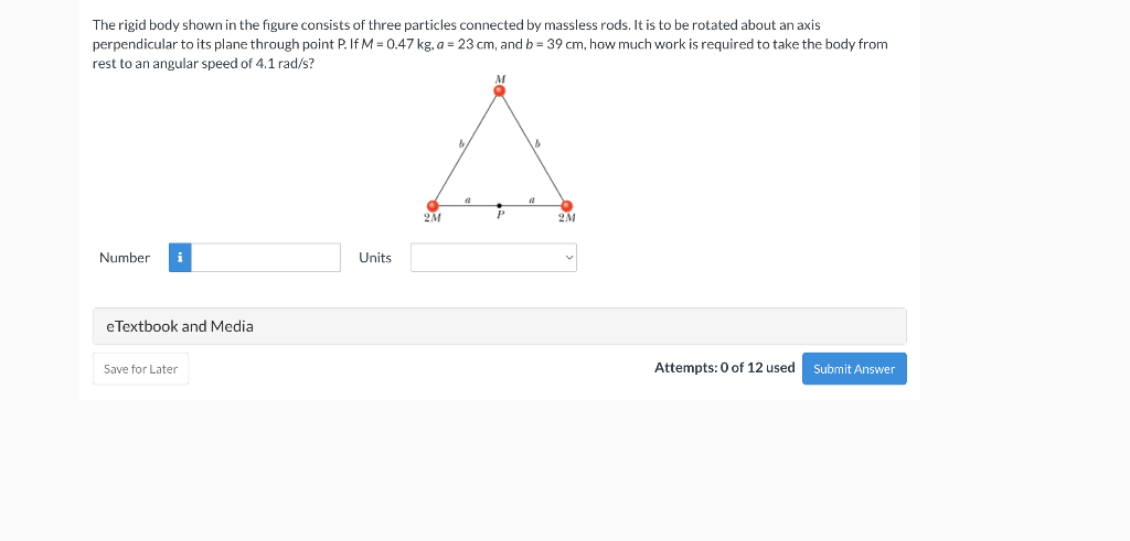 Solved The rigid body shown in the figure consists of three | Chegg.com