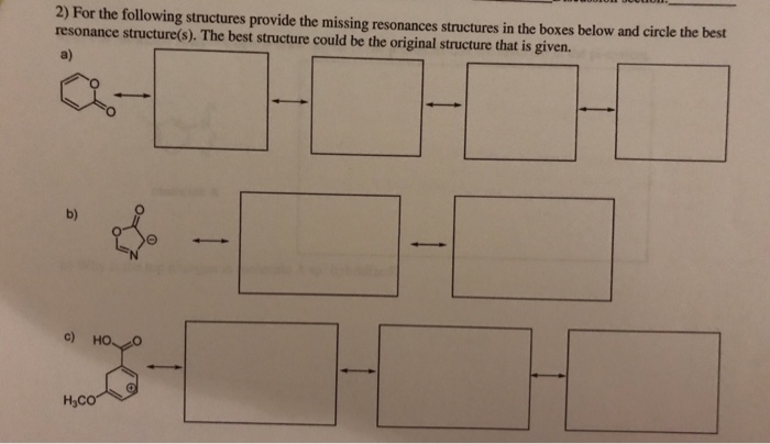 Solved 2) For the following structures provide the missing | Chegg.com