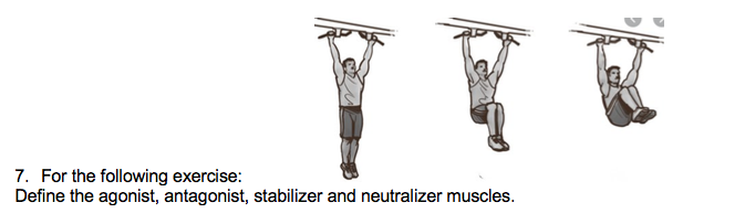 Solved 7. For the following exercise: Define the agonist, | Chegg.com