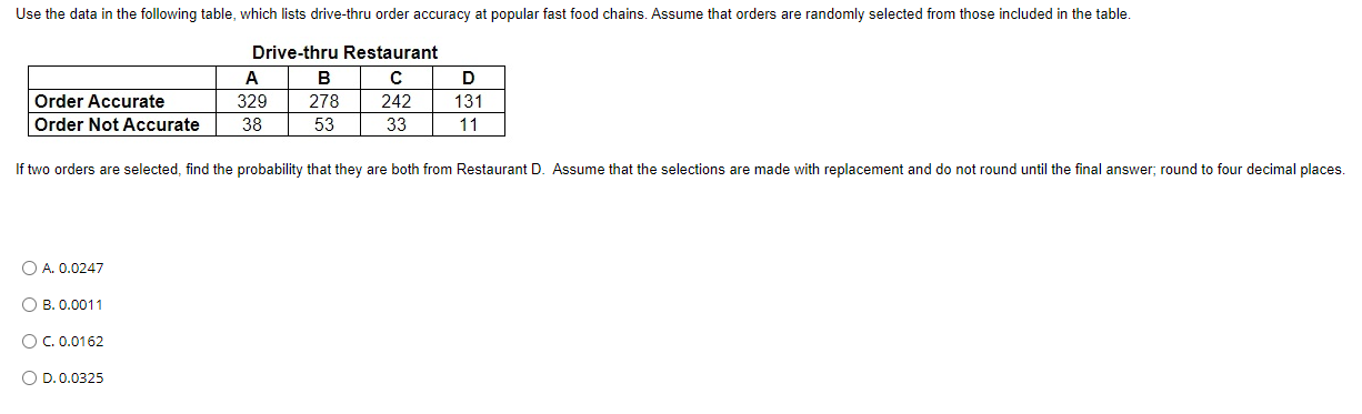 Solved Use The Data In The Following Table, Which Lists 