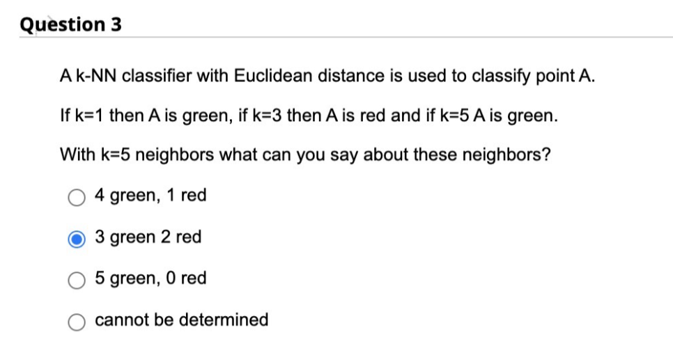 Solved A k-NN classifier with Euclidean distance is used to | Chegg.com