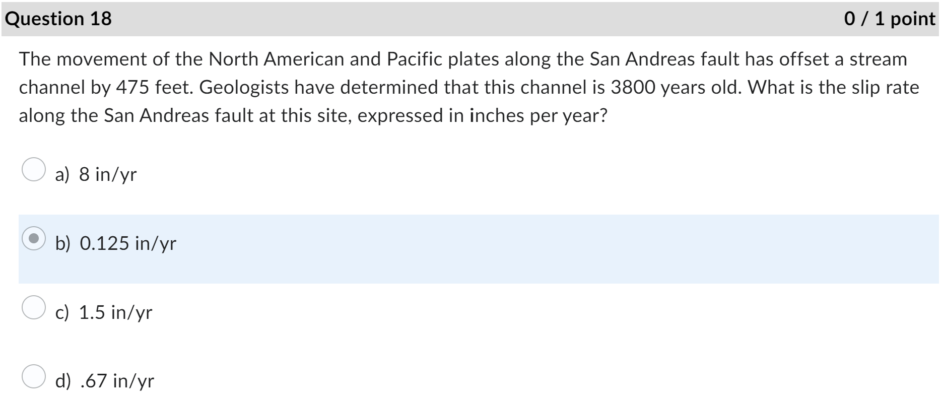 Solved Question 18The Movement Of The North American And | Chegg.com