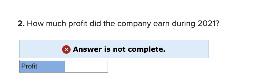 Solved The Equity Section From The December 31 2020 And