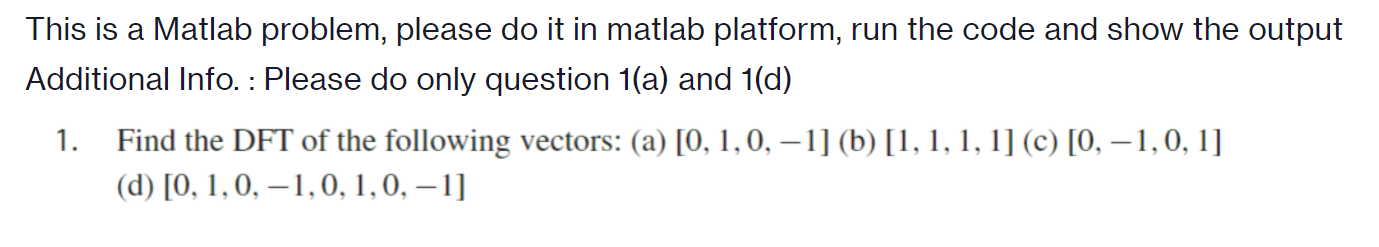 Solved This is a Matlab problem, please do it in matlab | Chegg.com