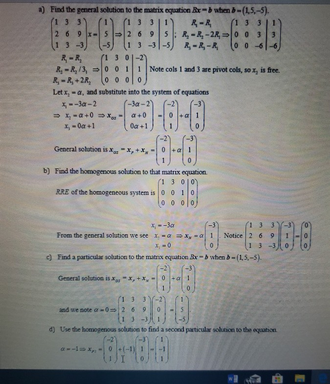 Solved For part D, the value of a is -1, how can I get that? | Chegg.com