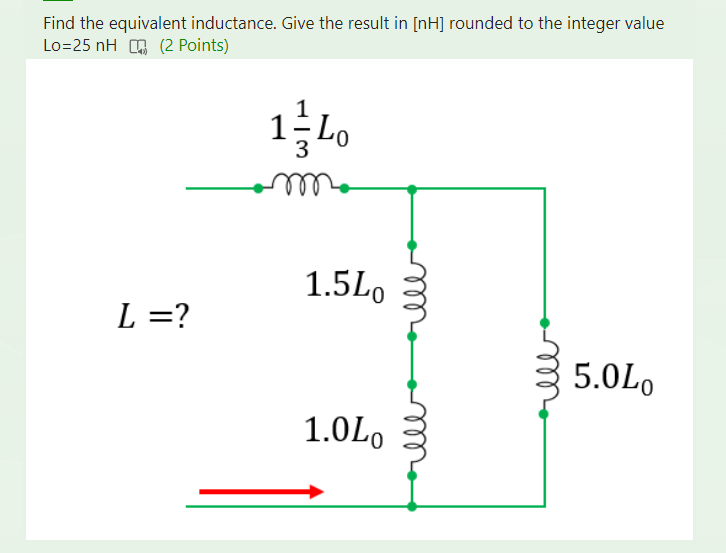 Solved Find the equivalent inductance. Give the result in | Chegg.com