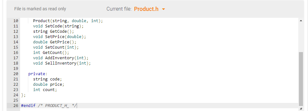 Solved 13.7 Programming Assignment #06 Given main() and | Chegg.com