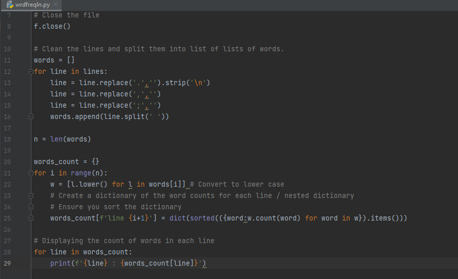 Solved The diet.py program (attached) creates a dictionary | Chegg.com