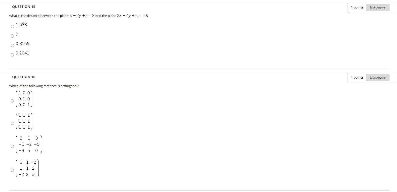 Solved QUESTION 15 1 points Save Answer What is the distance | Chegg.com