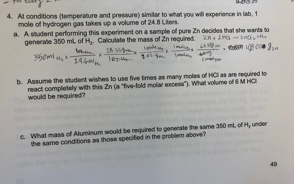 Solved 4. At Conditions (temperature And Pressure) Similar | Chegg.com