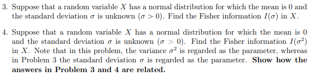 Solved 3. Suppose that a random variable X has a normal | Chegg.com