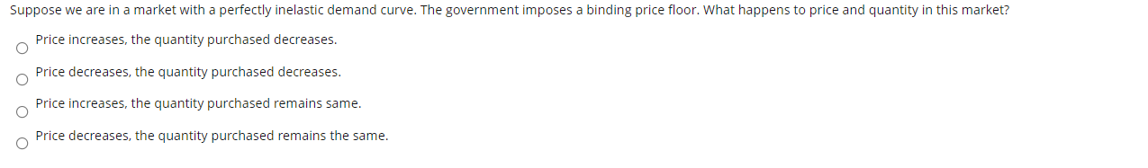 Solved Suppose we are in a market with a perfectly inelastic | Chegg.com