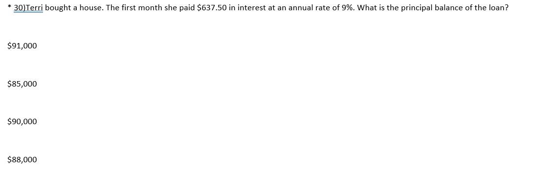 solved-30-terri-bought-a-house-the-first-month-she-paid-chegg