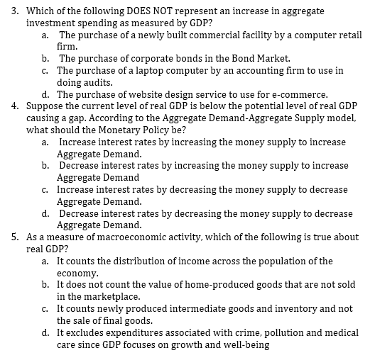 Solved 3. Which of the following DOES NOT represent an | Chegg.com