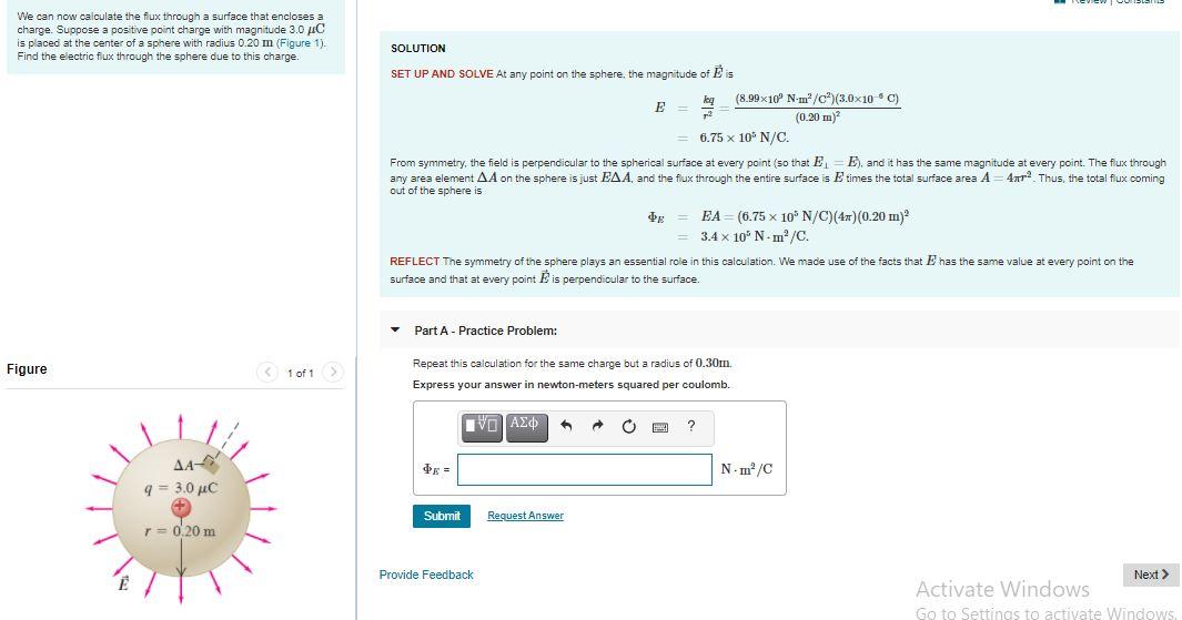 Solved We Can Now Calculate The Flux Through A Surface Th Chegg Com