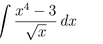 Solved ∫﻿﻿x4-3x2dx ﻿Evaluate the integral | Chegg.com