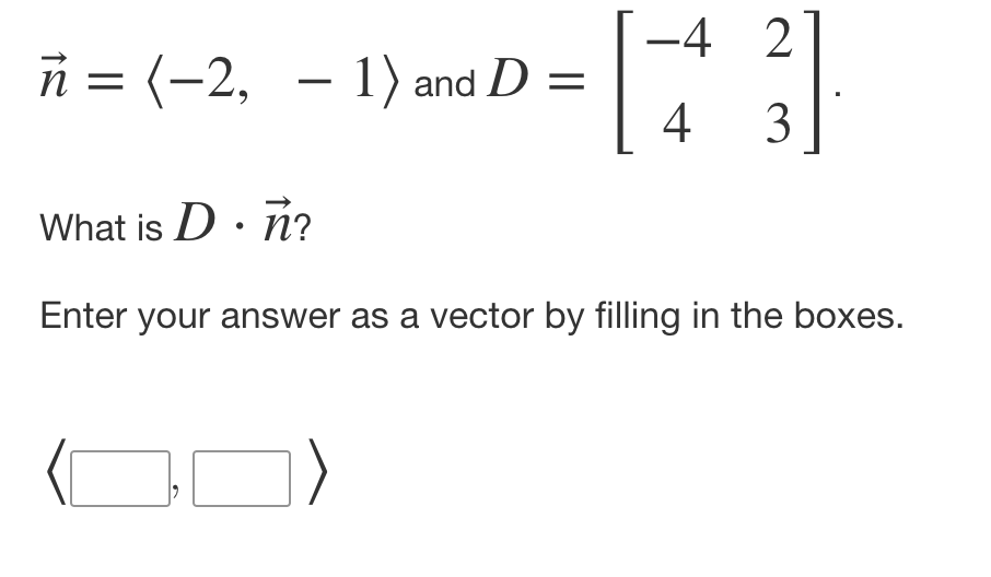 Solved 4 2 N 2 1 And D 4 3 What Is D N Enter Chegg Com