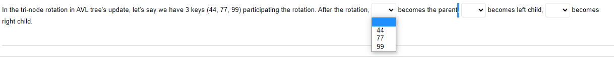 Solved In the tri-node rotation in AVL tree's update, let's | Chegg.com