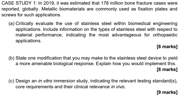 Solved CASE STUDY 1: In 2019, It Was Estimated That 178 | Chegg.com