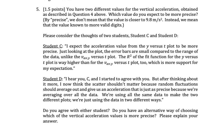 Solved 1. [1 point] You made two different plots (steps 6 | Chegg.com