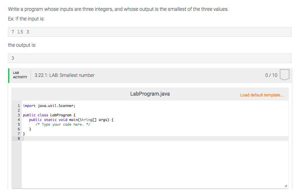 Solved Write A Program Whose Inputs Are Three Integers A Chegg Com