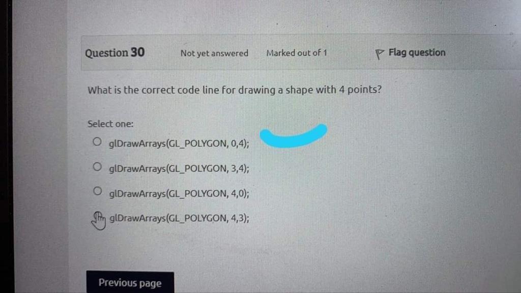 Solved Question 30 Not yet answered Marked out of 1 What is | Chegg.com