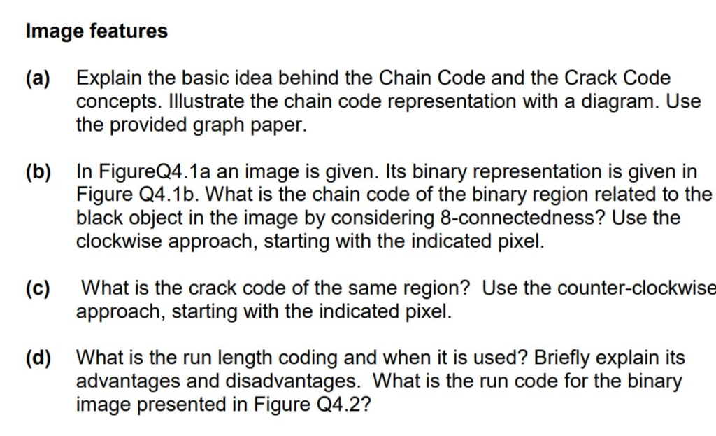 lmage features Explain the basic idea behind the