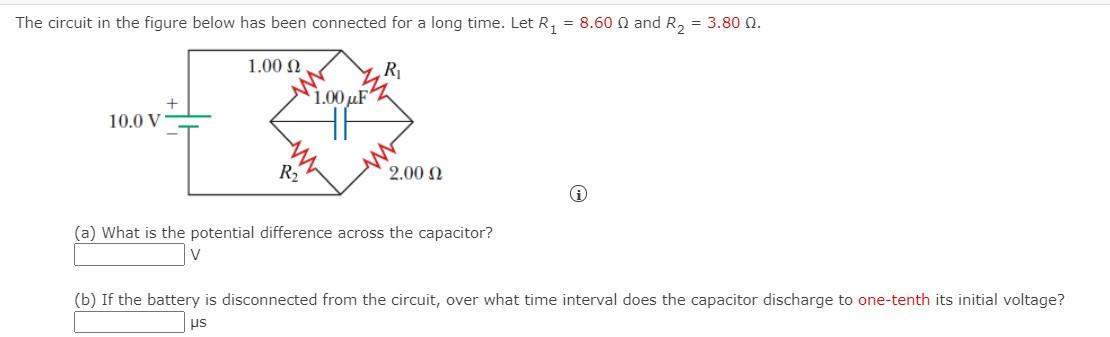 Solved The circuit in the figure below has been connected | Chegg.com