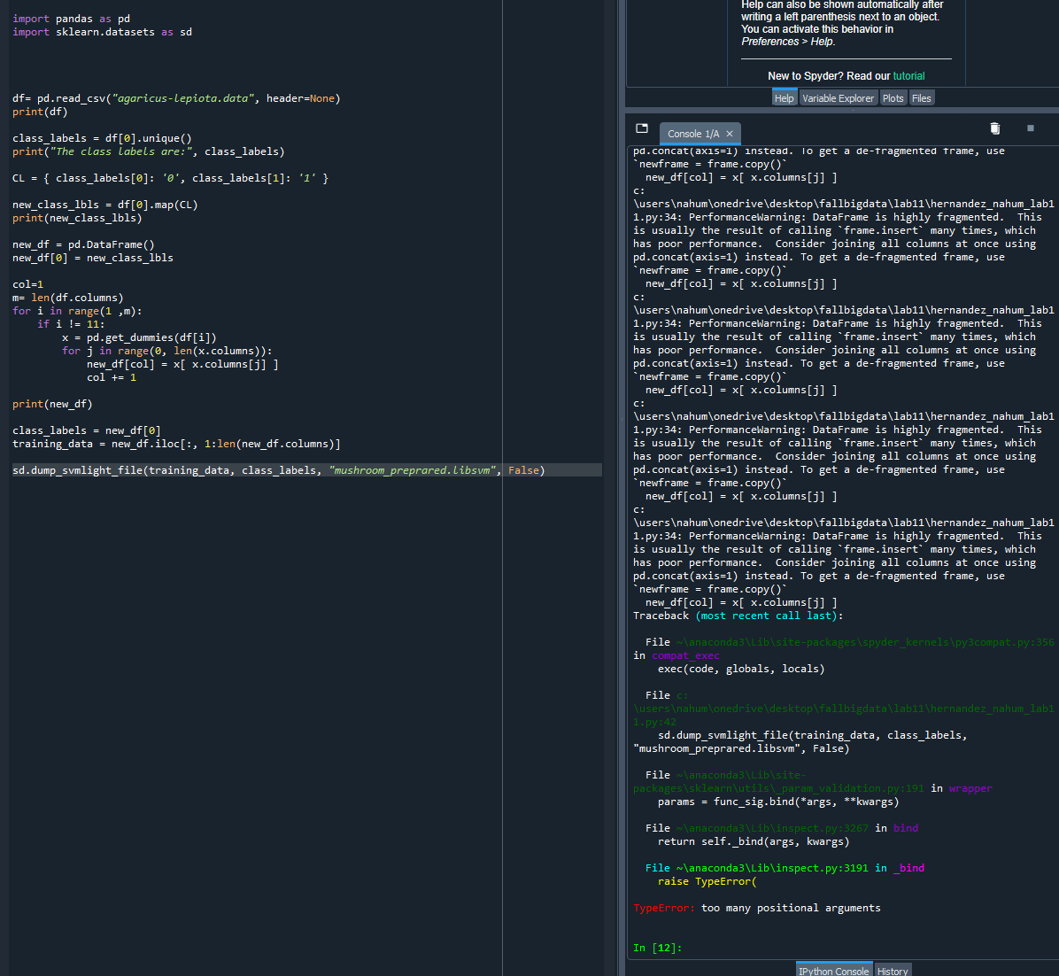 Solved by an EXPERT Need help with my code Part III: Writing the ...