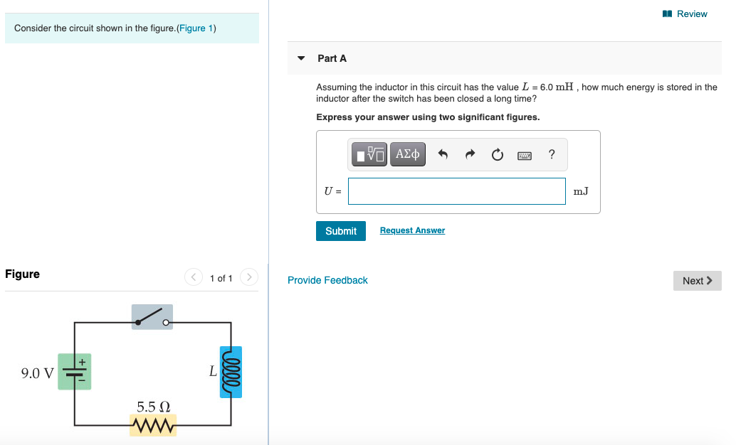 Solved Review Consider the circuit shown in the figure | Chegg.com