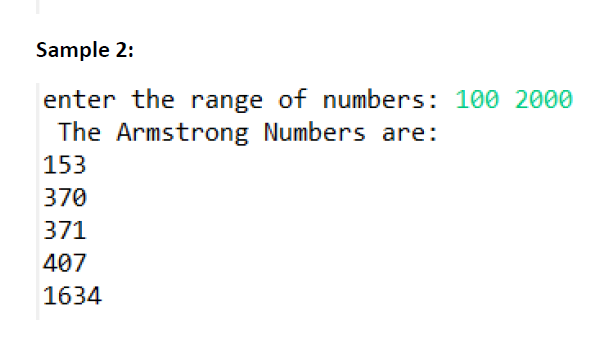 Solved Question: Armstrong Number Is A Number Where The Sum 